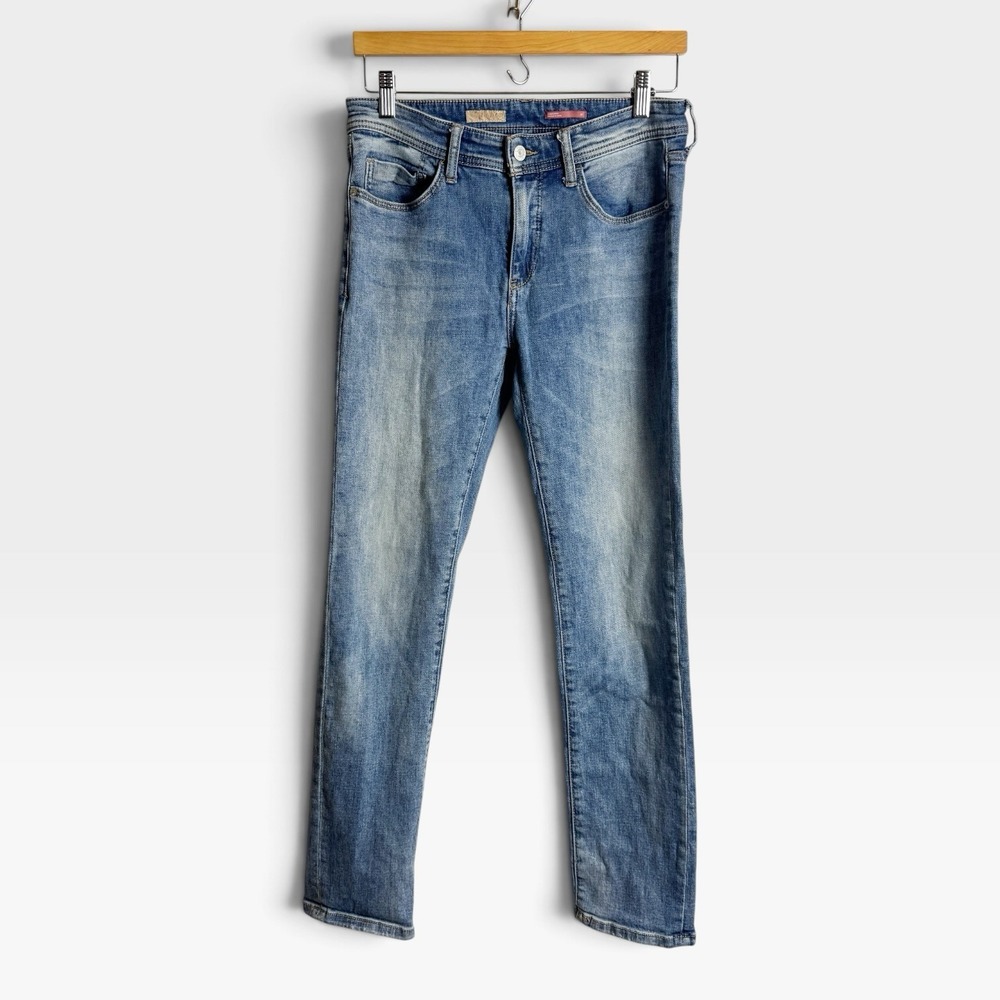 PILCRO Women 27 Jeans Light Medium Wash Slim Straight 27x27 Blue